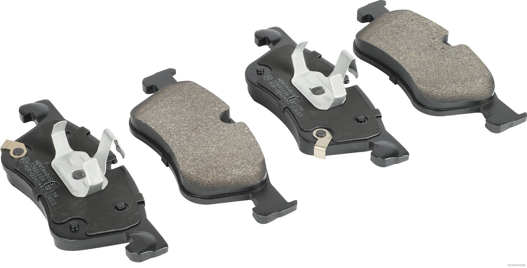 Kit de plaquettes de frein, frein à disque HERTH+BUSS JAKOPARTS J3601106