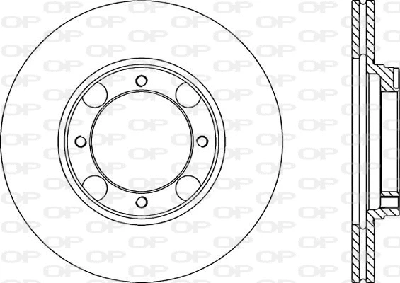 Disque de frein OPEN PARTS BDA1192.20