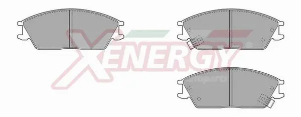 Kit de plaquettes de frein, frein à disque AP XENERGY X40296