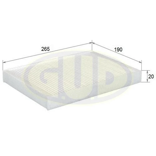 Filtre, air de l'habitacle G.U.D. GCF1936