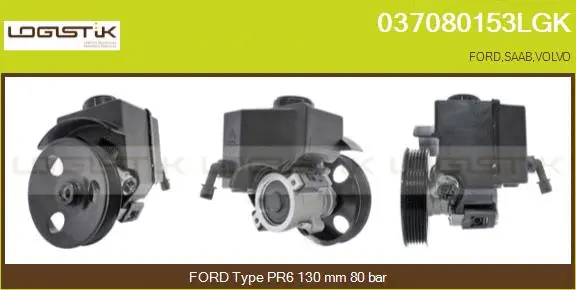 Pompe hydraulique, direction LGK 037080153LGK