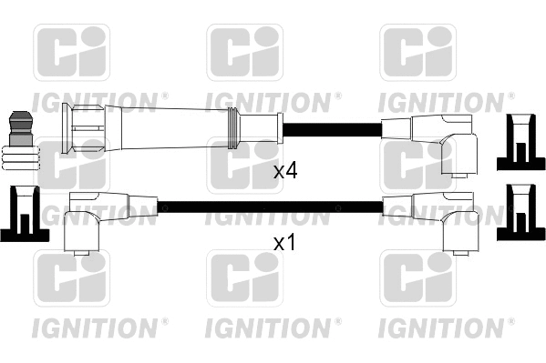 Kit de câbles d'allumage QUINTON HAZELL XC561