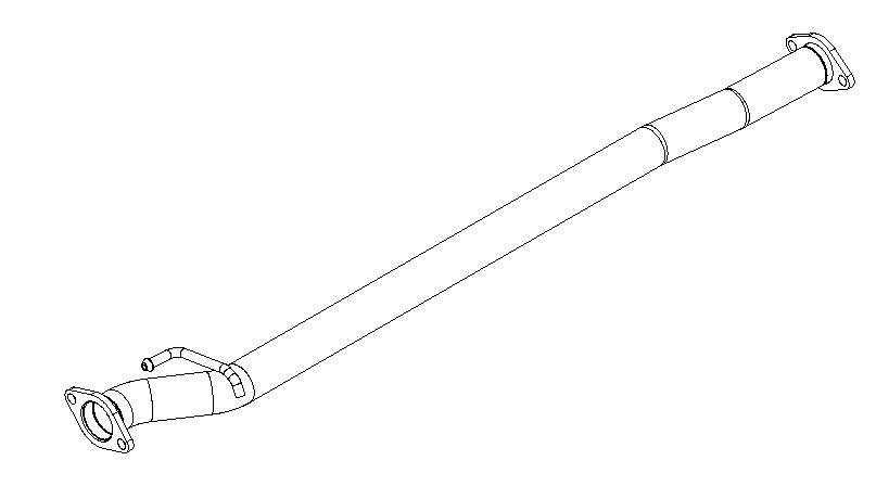 Tuyau d'échappement Vellerand 15392