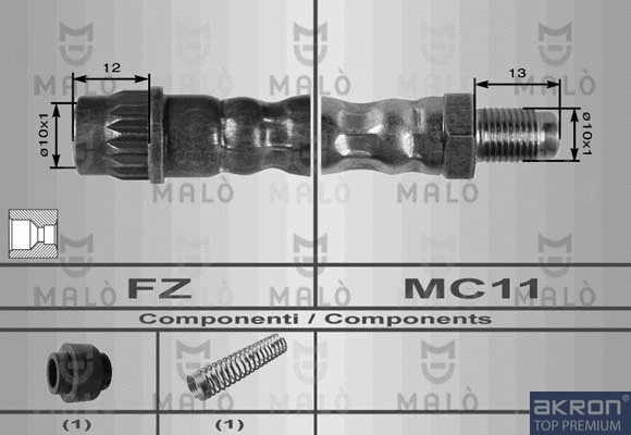 Flexible de frein AKRON-MALÒ 8577