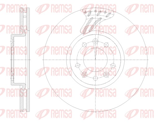 Disque de frein REMSA 62122.10