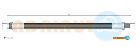 Flexible de frein ADRIAUTO 41.1246