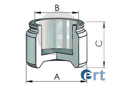 Piston, étrier de frein ERT 150593-C