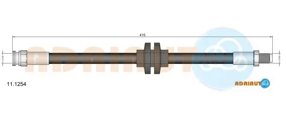 Flexible de frein ADRIAUTO 11.1254