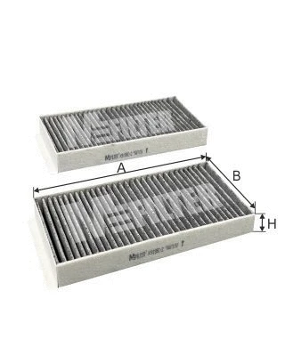 Filtre, air de l'habitacle MFILTER K 9195C-2