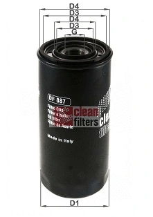Filtre à huile CLEAN FILTERS DF 887
