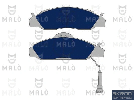 Kit de plaquettes de frein, frein à disque AKRON-MALÒ 1050826