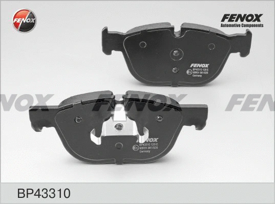 Kit de plaquettes de frein, frein à disque FENOX BP43310