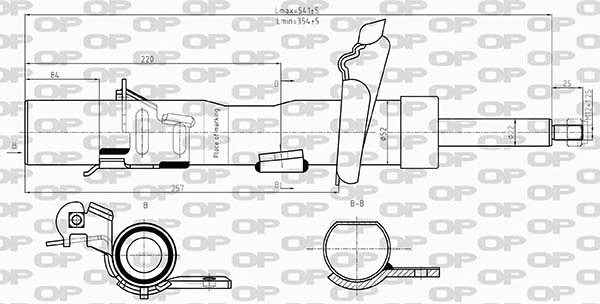 Amortisseur OPEN PARTS SAB8608.31