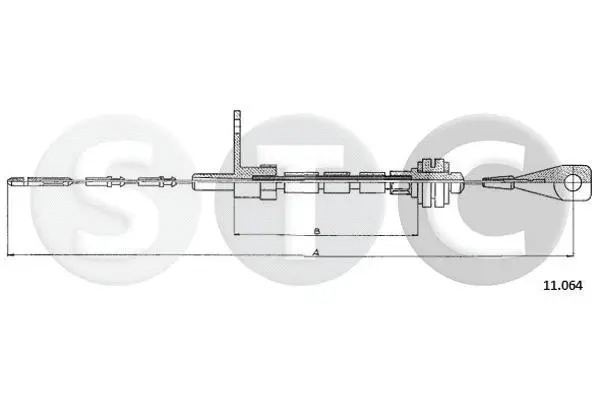 Câble d'accélération STC T483813