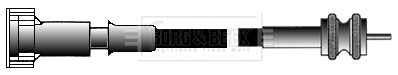 Câble flexible de commande de compteur BORG & BECK BKS2037