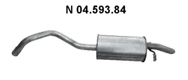 Silencieux arrière EBERSPÄCHER 04.593.84