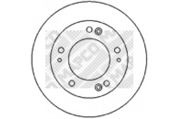 Disque de frein MAPCO 25570