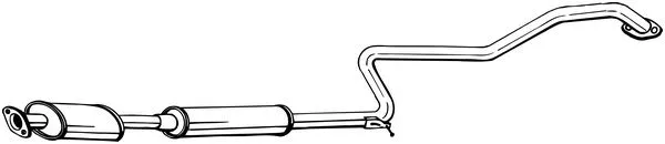 Silencieux central BOSAL 288-577