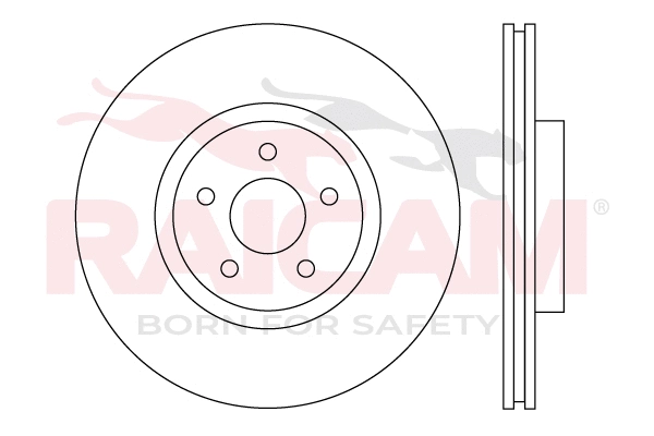 Disque de frein RAICAM RD01524