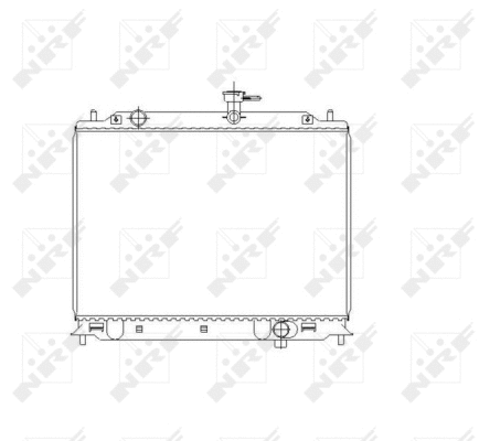 Radiateur, refroidissement du moteur NRF 53492