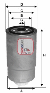 Filtre à carburant SOFIMA S 4394 NR