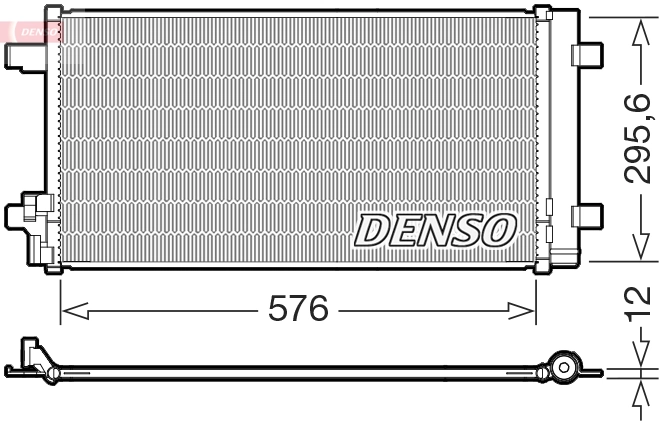 Condenseur, climatisation DENSO DCN32069
