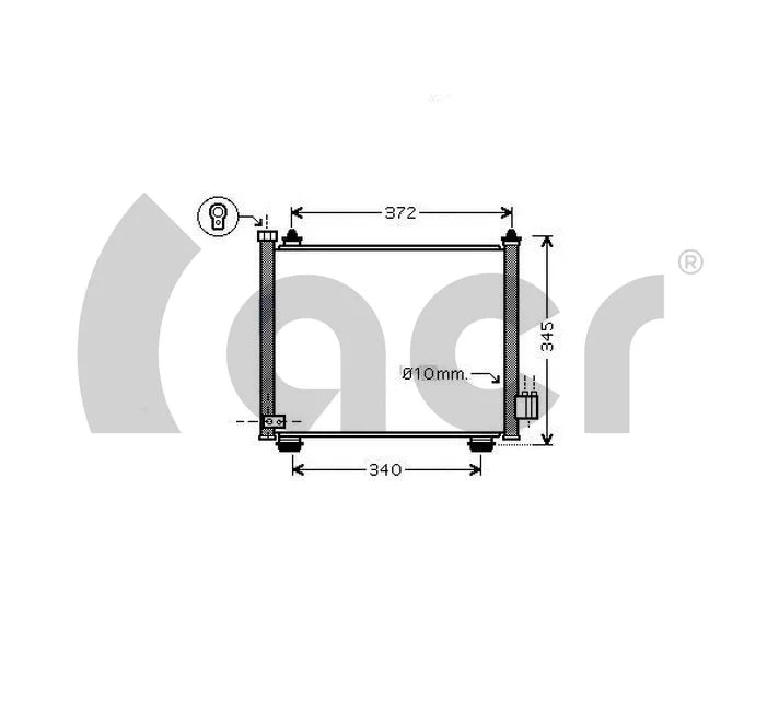 Condenseur, climatisation ACR 300641