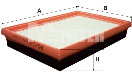 Filtre à air MFILTER K 195