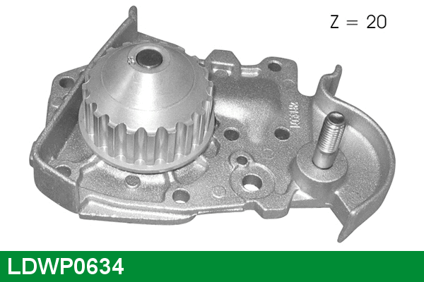 Pompe à eau, refroidissement du moteur LUCAS LDWP0634