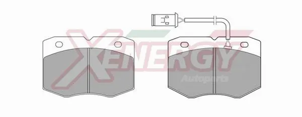 Kit de plaquettes de frein, frein à disque AP XENERGY X40520