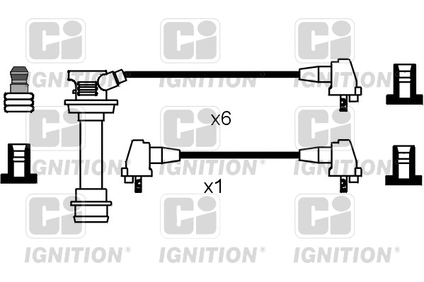 Kit de câbles d'allumage QUINTON HAZELL XC629
