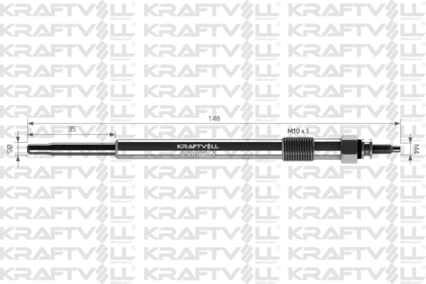 Bougie de préchauffage KRAFTVOLL GERMANY 05030017