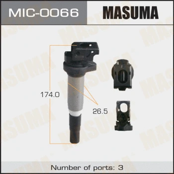 Bobine d'allumage MASUMA MIC-0066