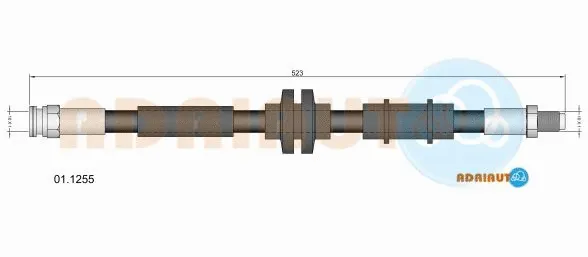 Flexible de frein ADRIAUTO 01.1255