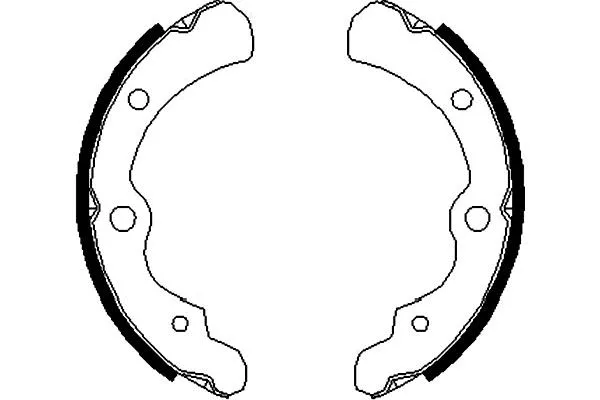Jeu de mâchoires de frein KAVO PARTS KBS-8402
