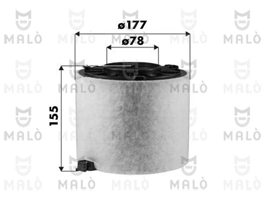 Filtre à air AKRON-MALÒ 1500665