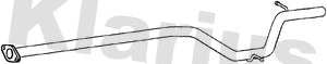 Tuyau d'échappement KLARIUS 150415