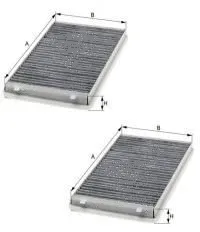 Filtre, air de l'habitacle UNIFLUX FILTERS XCK119