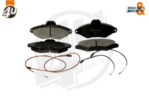 Kit de plaquettes de frein, frein à disque 4U Autoparts 22772PU