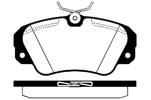 Kit de plaquettes de frein, frein à disque Technika 01252