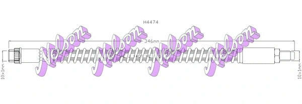 Flexible de frein KAWE H4474