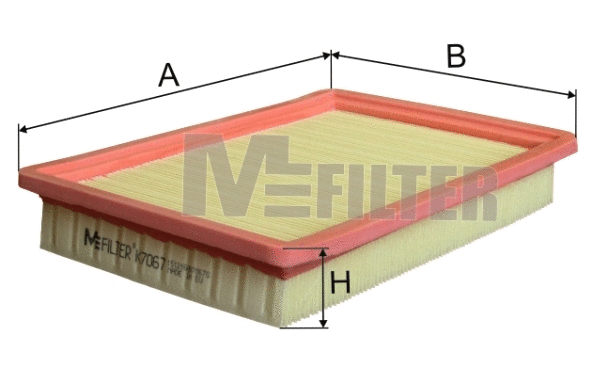 Filtre à air MFILTER K 7067
