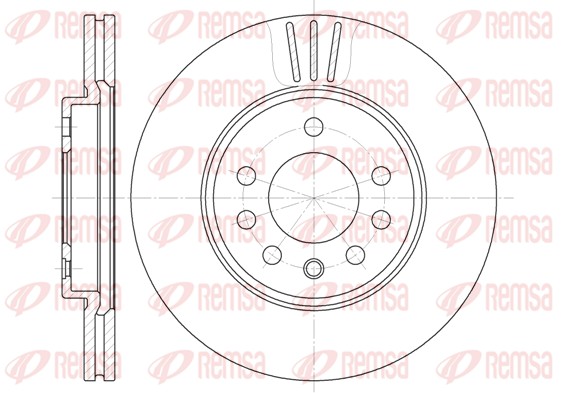 Disque de frein REMSA 6319.10