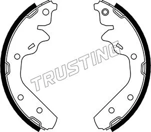 Jeu de mâchoires de frein TRUSTING 023.003