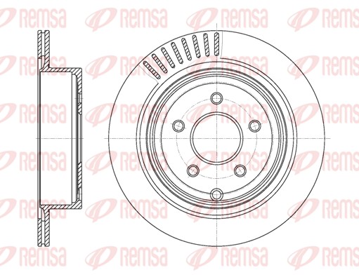 Disque de frein REMSA 61091.10