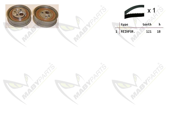 Kit de courroie crantée MABYPARTS OBK010417
