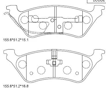 Kit de plaquettes de frein, frein à disque ASIMCO KD6509