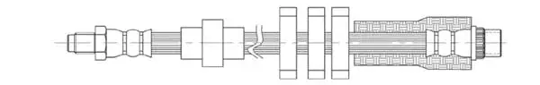 Flexible de frein Technika 41395