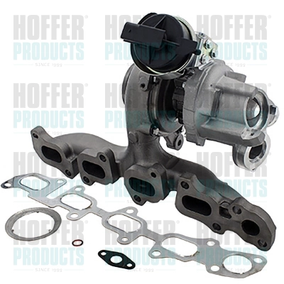 Turbocompresseur, suralimentation HOFFER 6900291