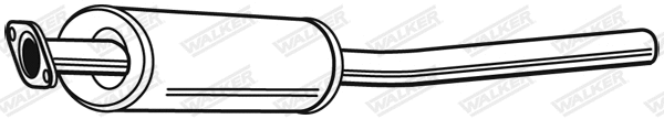 Silencieux central WALKER 22158